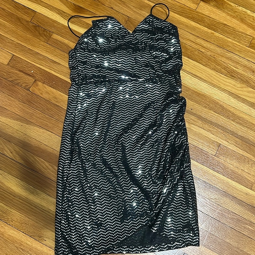 SEQUIN MINI DRESS